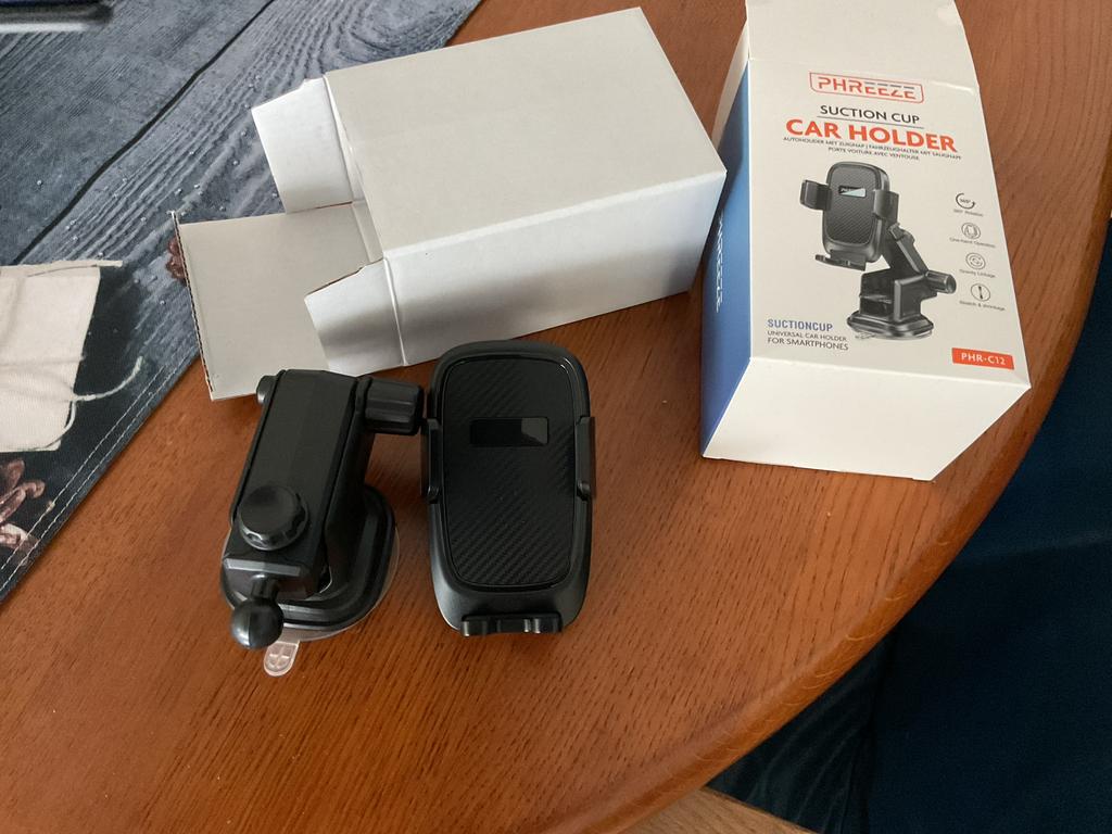 Nieuwe Telefoonhouder Auto - PHREEZE Suction Cup Car Holder, Ophalen of Verzenden, Nieuw, Auto