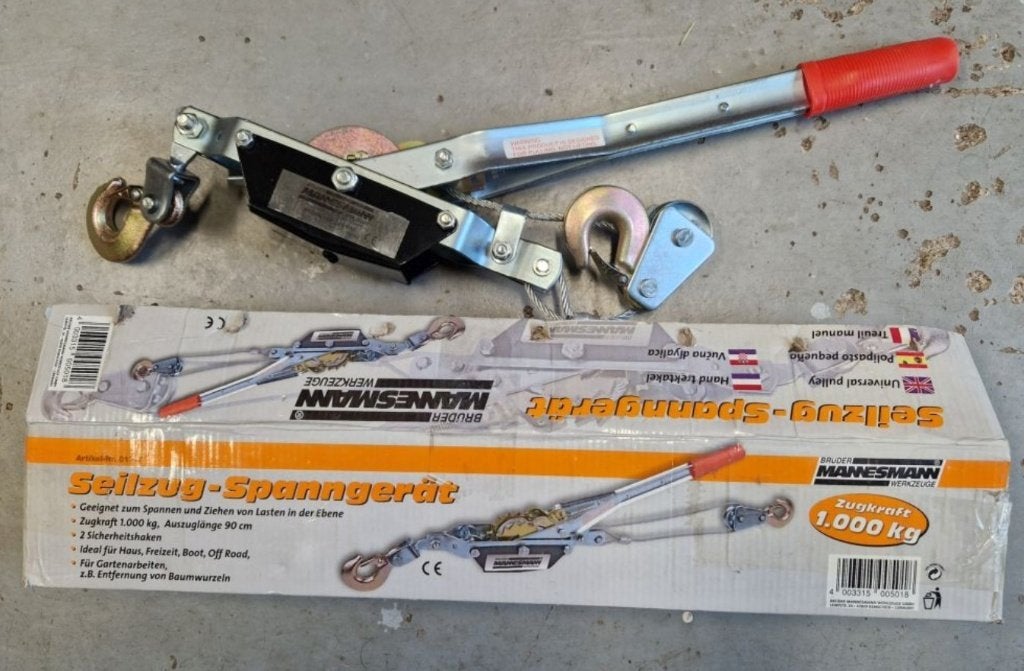Mannesmann Trek + Spanapparaat., Ophalen of Verzenden, Nieuw, Handmatig