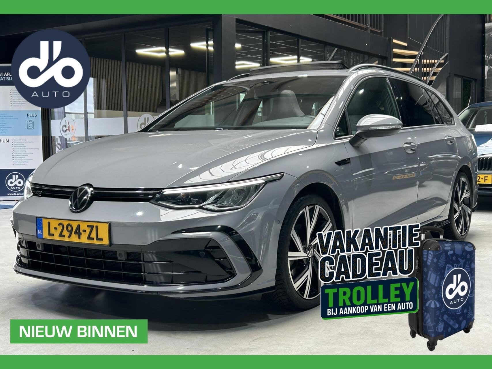 Volkswagen Golf Variant 1.5 DSG AUTOM. 150pk eTSI R-Line PAN, 1325 kg, 4 cilinders, 150 pk, Origineel Nederlands