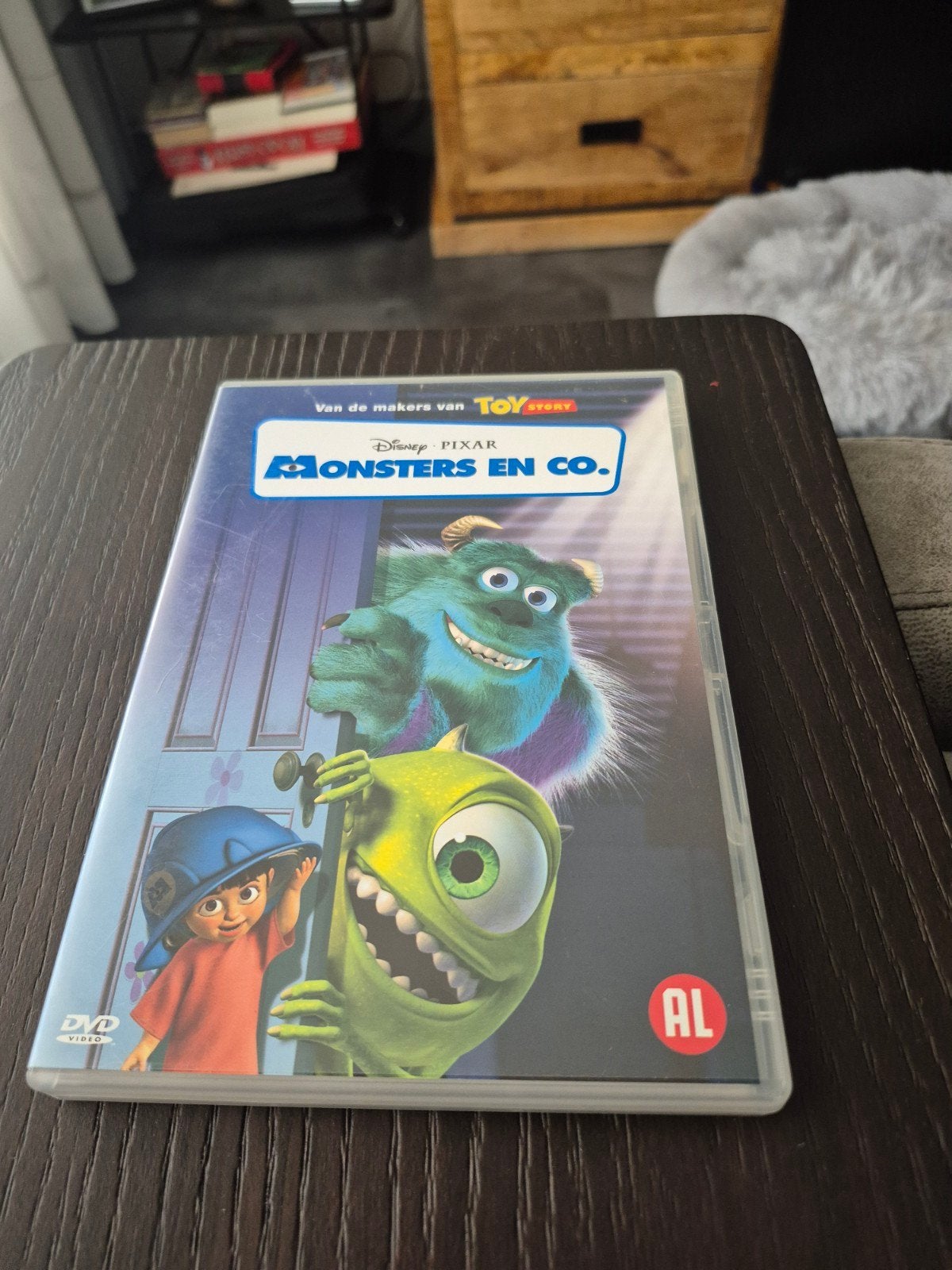 Monsters en Co. DVD - Disney Pixar, Gebruikt, Animatie, Nederlands, Inclusief doosje