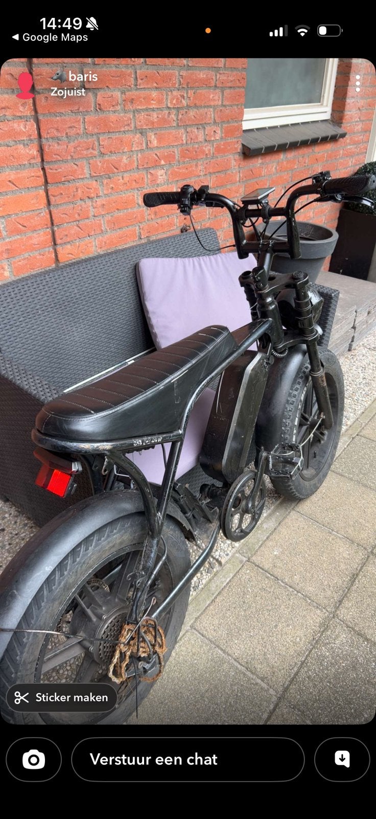 V8 fatbike opknapper, Fietsen en Brommers, Ophalen, Zo goed als nieuw, Overige merken