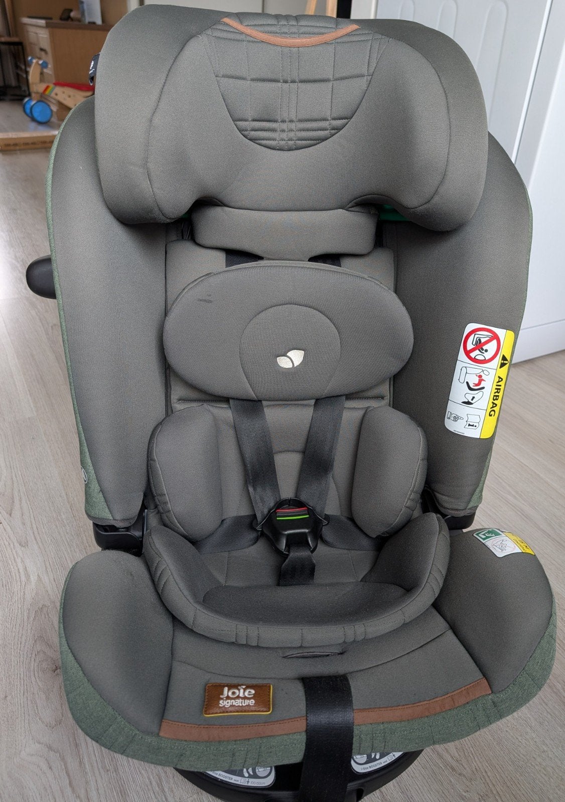 Joie Signature Autostoel - Groen, Verstelbare rugleuning, Zo goed als nieuw, 9 t/m 36 kg, Isofix