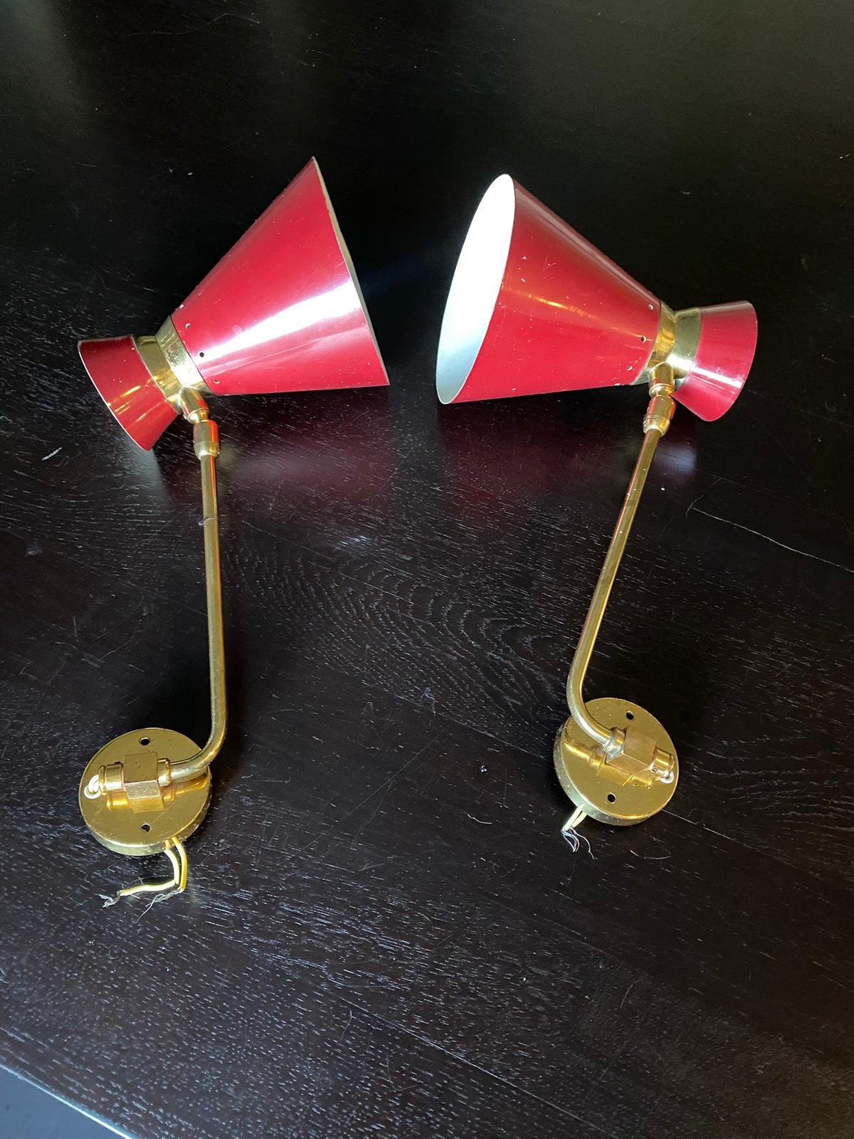 Vintage design wandlampen, diabolo, jaren 50/60, Verzenden, Zo goed als nieuw