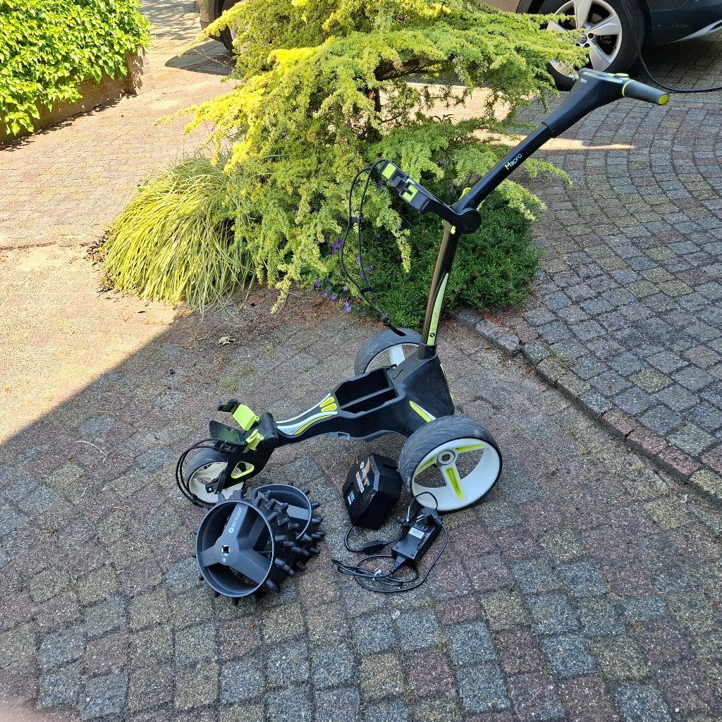 Motocaddy M-Series elektrische golftrolley, Sport en Fitness, Golf, Zo goed als nieuw, Golfkar, Overige merken, Ophalen