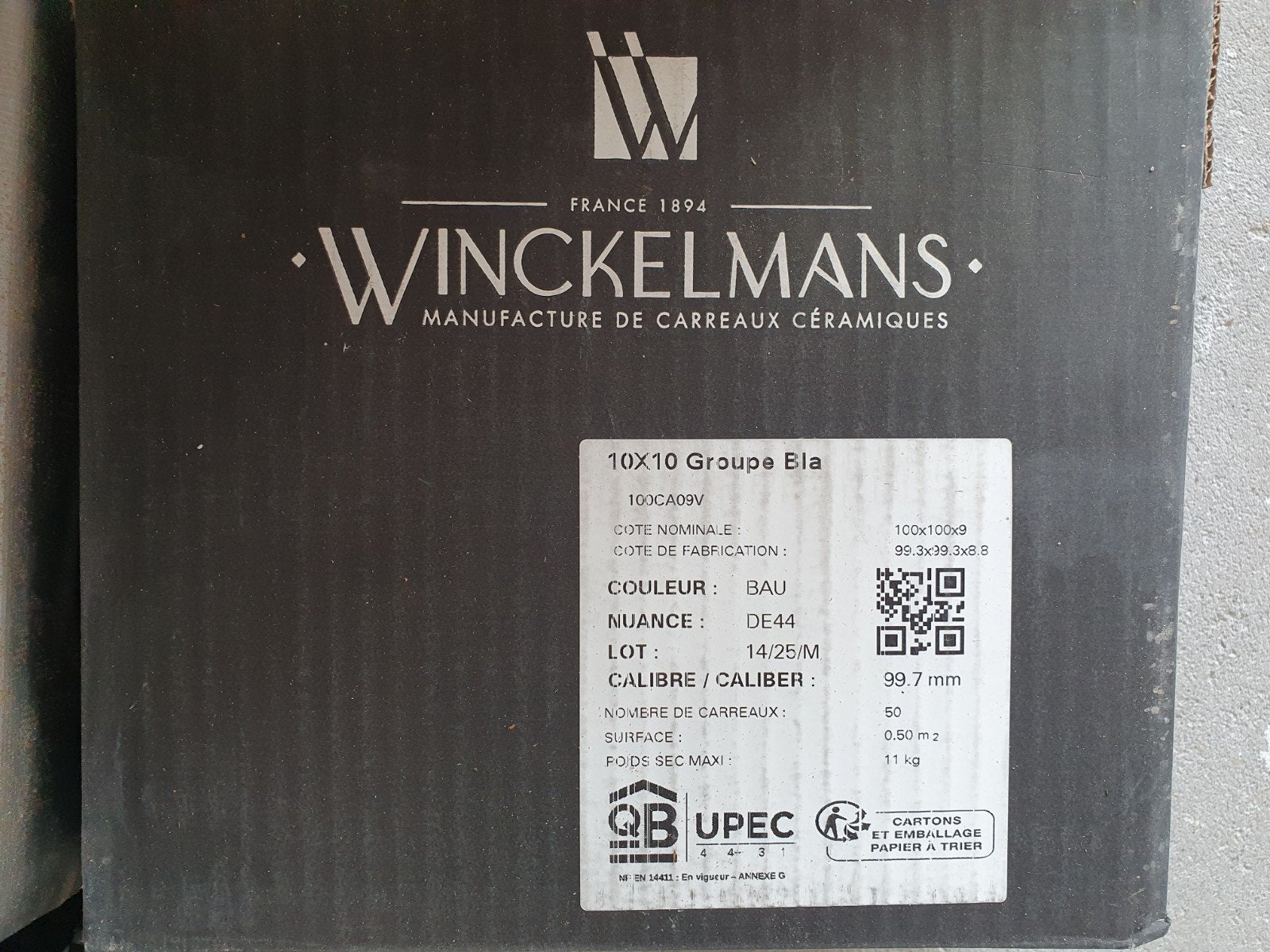Winckelmans tegels 10 x 10 kleur bau, Ophalen, Nieuw, Minder dan 20 cm, Minder dan 20 cm