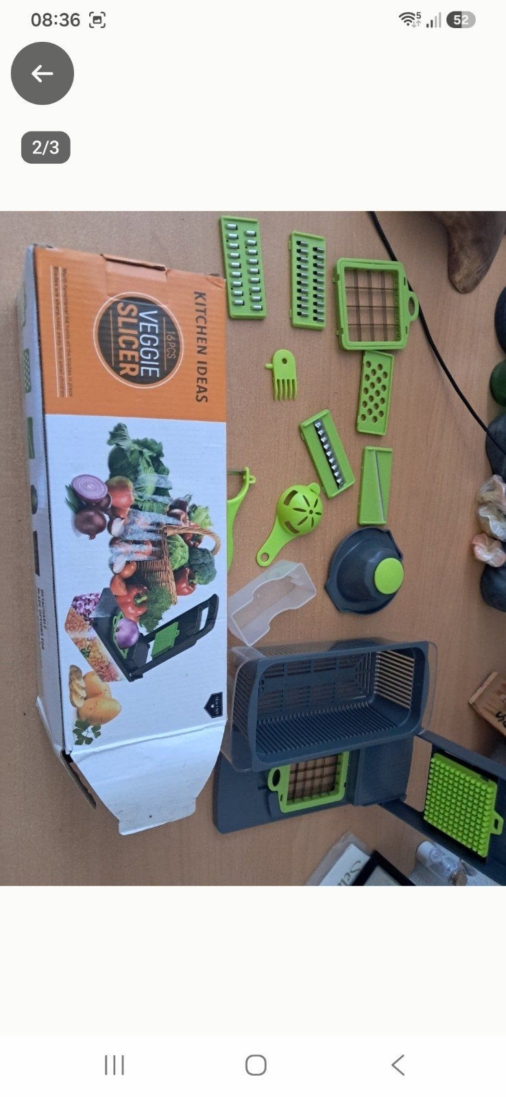 Veggie Slider Keukensnijder, Ophalen, Kunststof, Overige merken, Groen