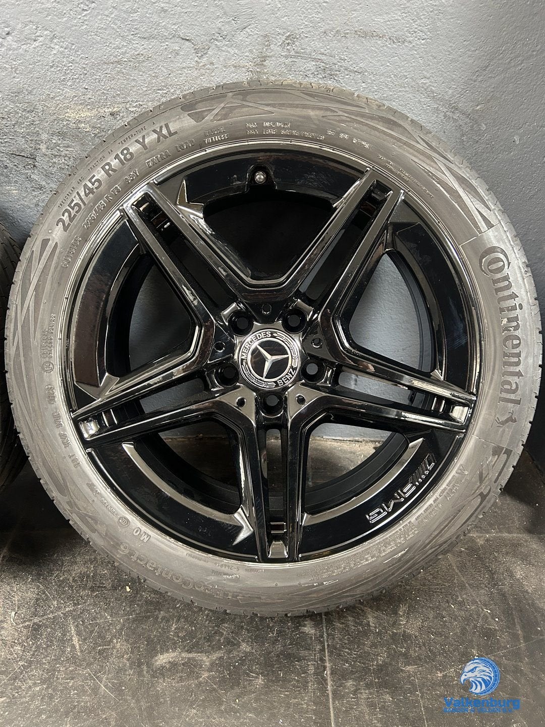 6-7mm! Originele Mercedes A B CLA Klasse W177 W247 C118 18 i, Auto-onderdelen, Banden en Velgen, 18 inch, Gebruikt, -, -