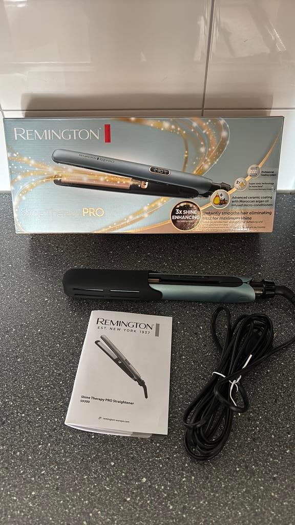 Te koop remington shine therapy pro, Ophalen of Verzenden, Zo goed als nieuw, Krultang of Stijltang