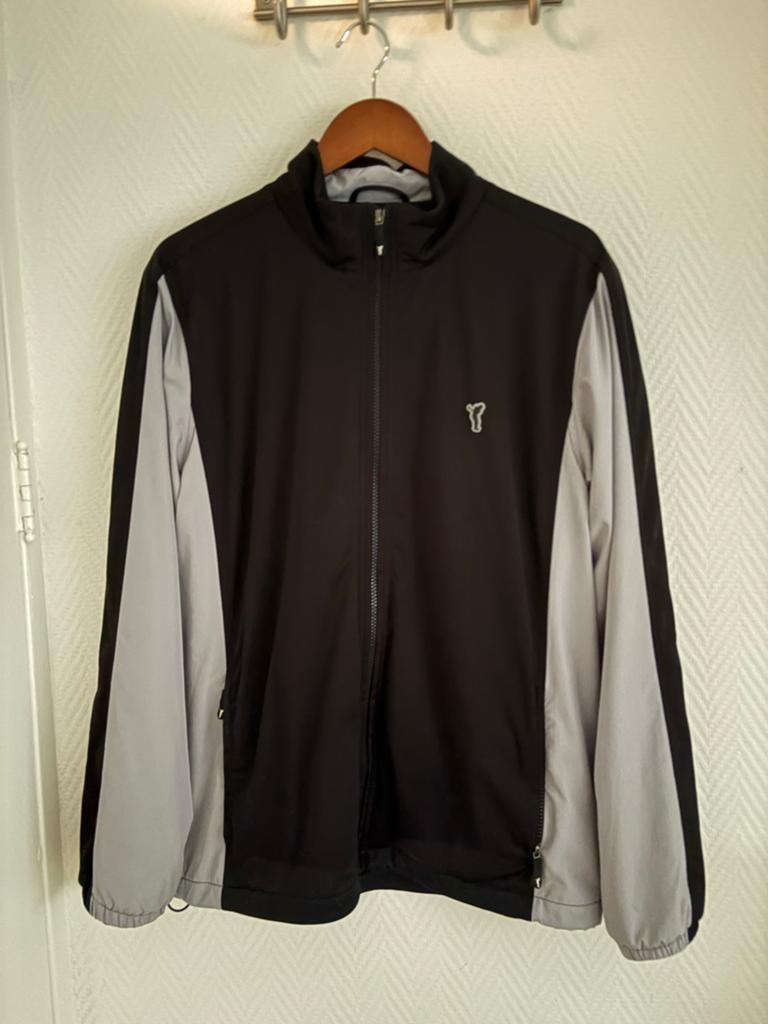 Golfino man Stijlvol Zwart/Grijs Jack - Maat M, Ophalen of Verzenden, Zo goed als nieuw