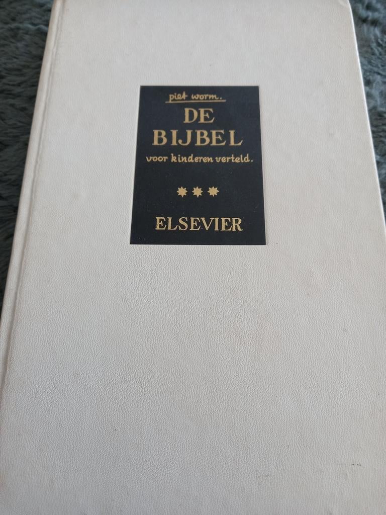 De Bijbel voor kinderen verteld - Piet Worm (Elsevier), Boeken, Ophalen of Verzenden, Gelezen, Piet Worm, Christendom | Katholiek