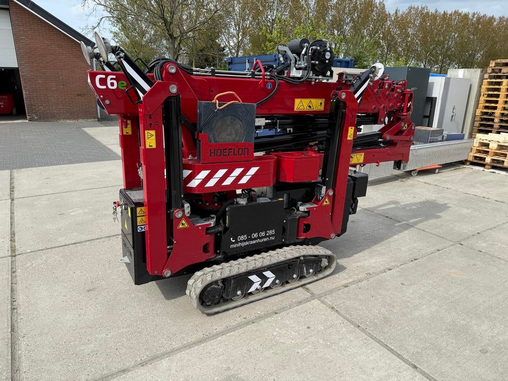 Hoeflon C6e Compactkraan, Zakelijke goederen, Ophalen, Hijswerktuig