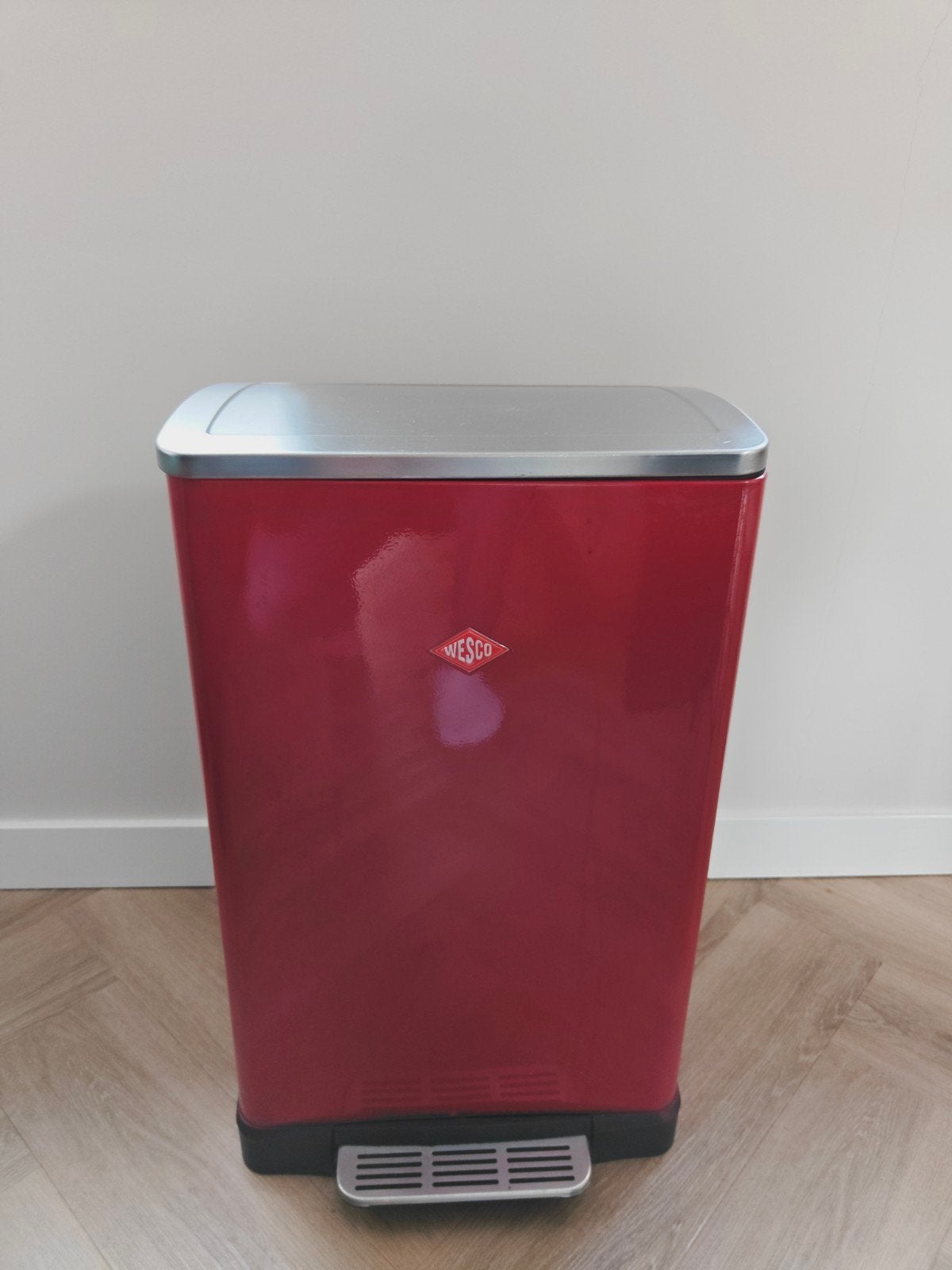 Wesco pedaalemmer Big Double Boy Duo 36 Liter (2x18 Liter), Ophalen, 50 – 75, Met pedaal, Zo goed als nieuw
