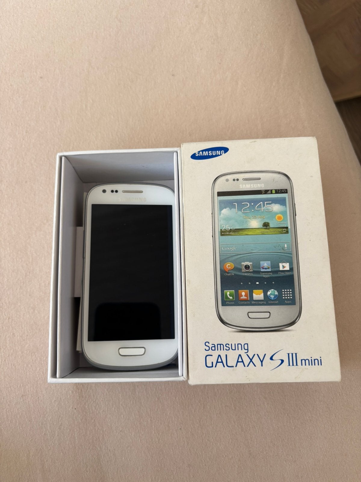 Samsung Galaxy S III mini, Telecommunicatie, Overige modellen, Wit, Touchscreen, 3 tot 6 megapixel