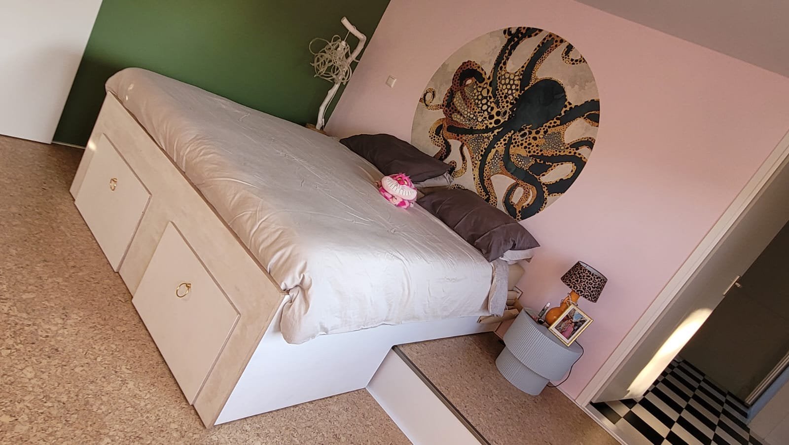 Bed op maat, Ophalen, Eigen, 210 cm, Woodwave Projects