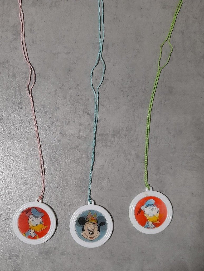 Mickey Mouse en Donald Duck Disney hangers, Ophalen of Verzenden, Overige figuren, Zo goed als nieuw, Overige typen