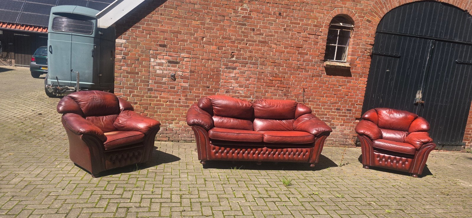 Chesterfield Springvale 1 + 2 + 3 zits, Ophalen, Gebruikt, 75 tot 100 cm