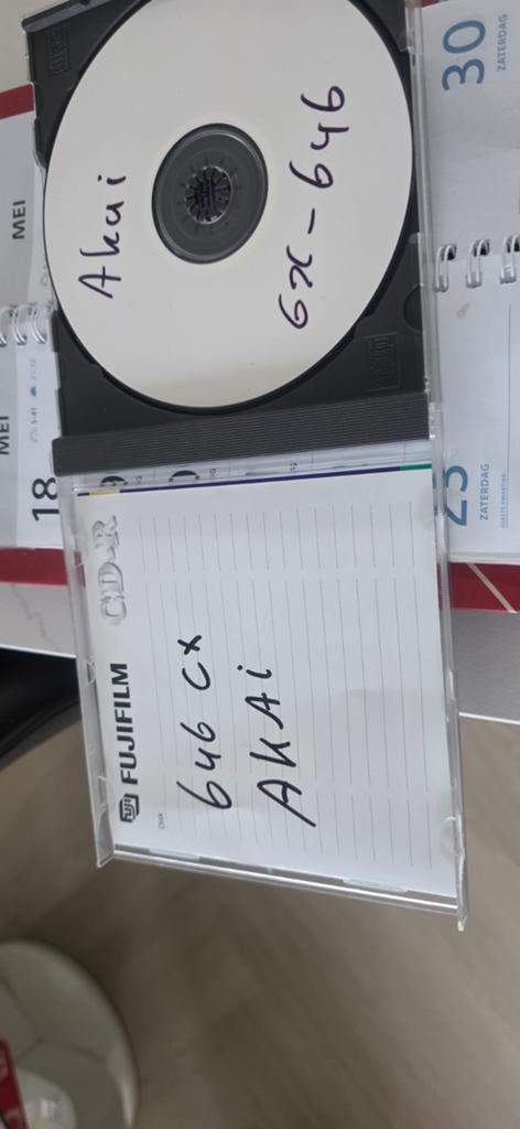 Te koop akai 646 Gx  op cd, Audio, Tv en Foto, Bandrecorders, Bandrecorder, Ophalen of Verzenden