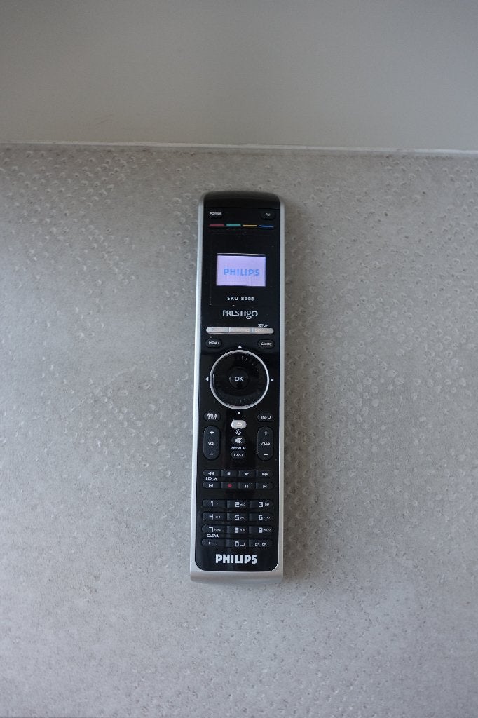 Universele afstandsbediening - Philips Prestigo SRU 8008, Game console, Verzenden, Universeel, Zo goed als nieuw