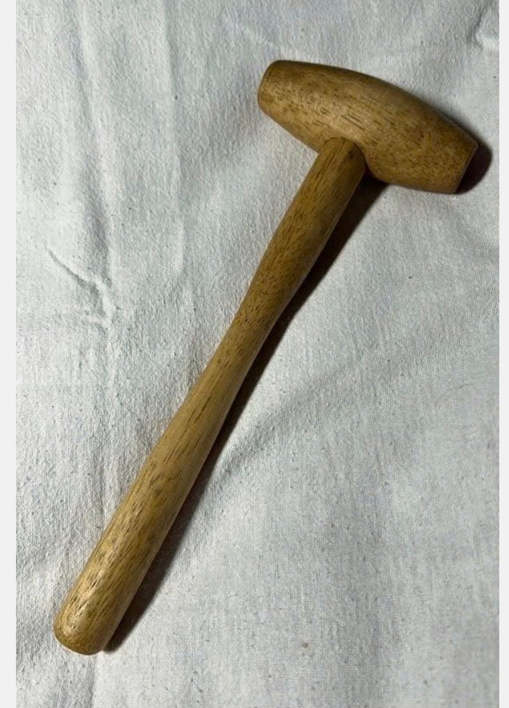Vintage Houten voorzittershamer 22 cm, Antiek en Kunst, Ophalen of Verzenden