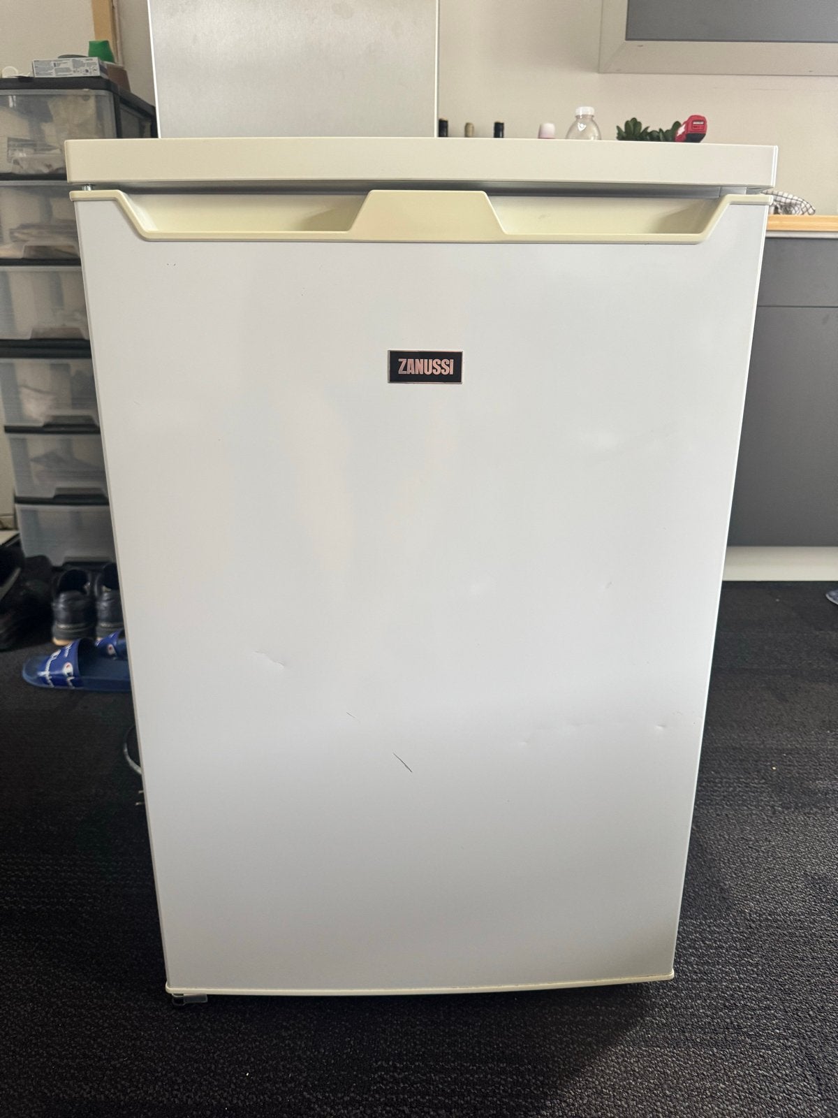 Zanussi tafelmodel koelkast met vriesvak, Ophalen, Gebruikt, Minder dan 85 cm, 100 tot 150 liter