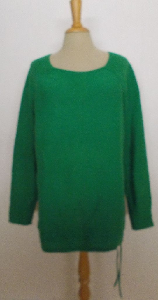 Sportieve katoenen fijne knitwear groene trui! 42, Verzenden, Zo goed als nieuw, Maat 42/44 (L), Groen