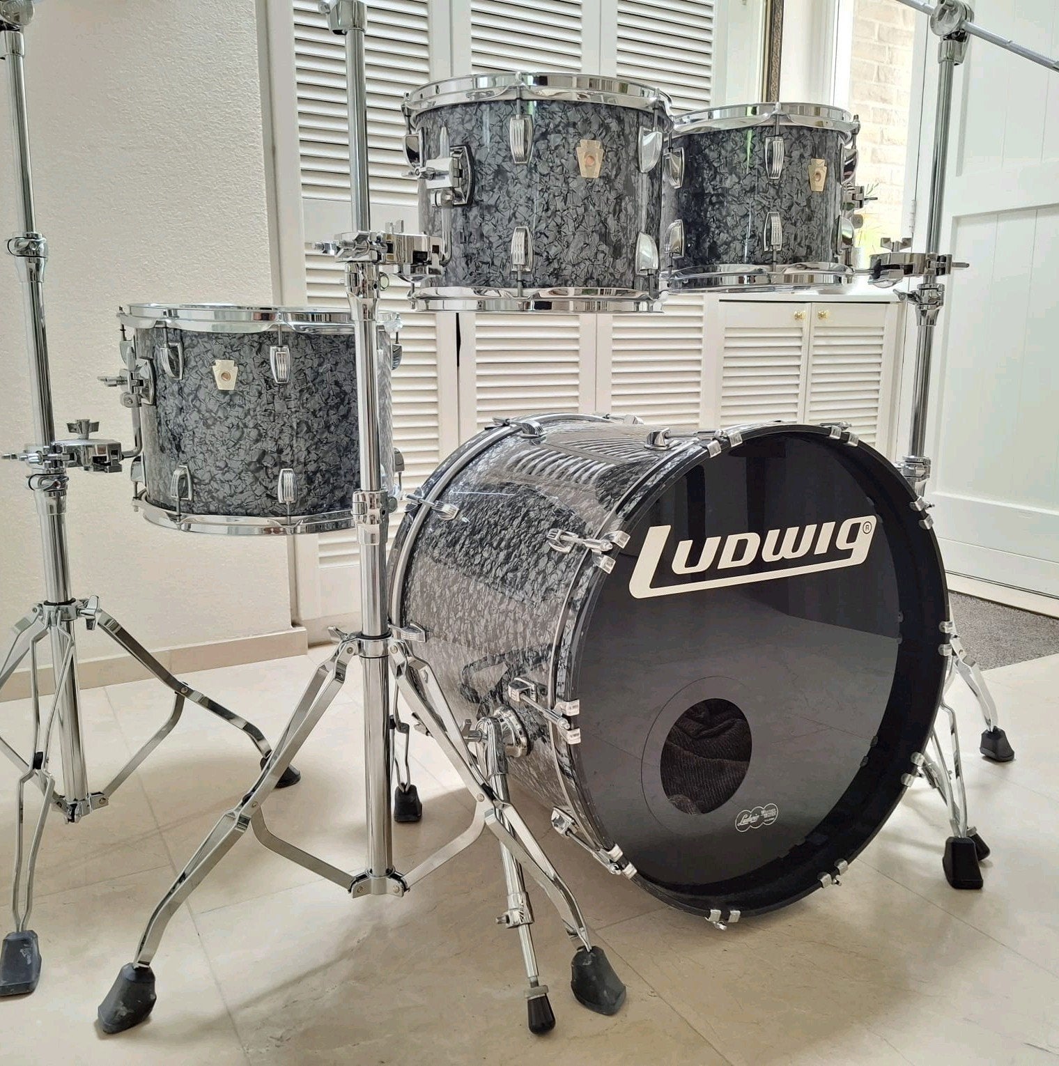 Ludwig Classic Maple Shell Set Drumstel Shellset, Muziek en Instrumenten, Ophalen, ., Drums of Percussie, Zo goed als nieuw