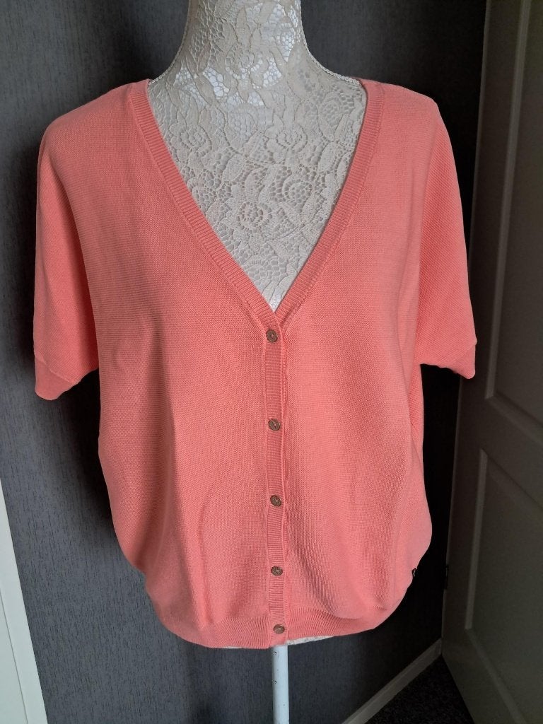 Vest Poools  Kleur : Zalm  Maat : 40, Kleding | Dames, Maat 38/40 (M), Overige kleuren, Ophalen of Verzenden, Zo goed als nieuw