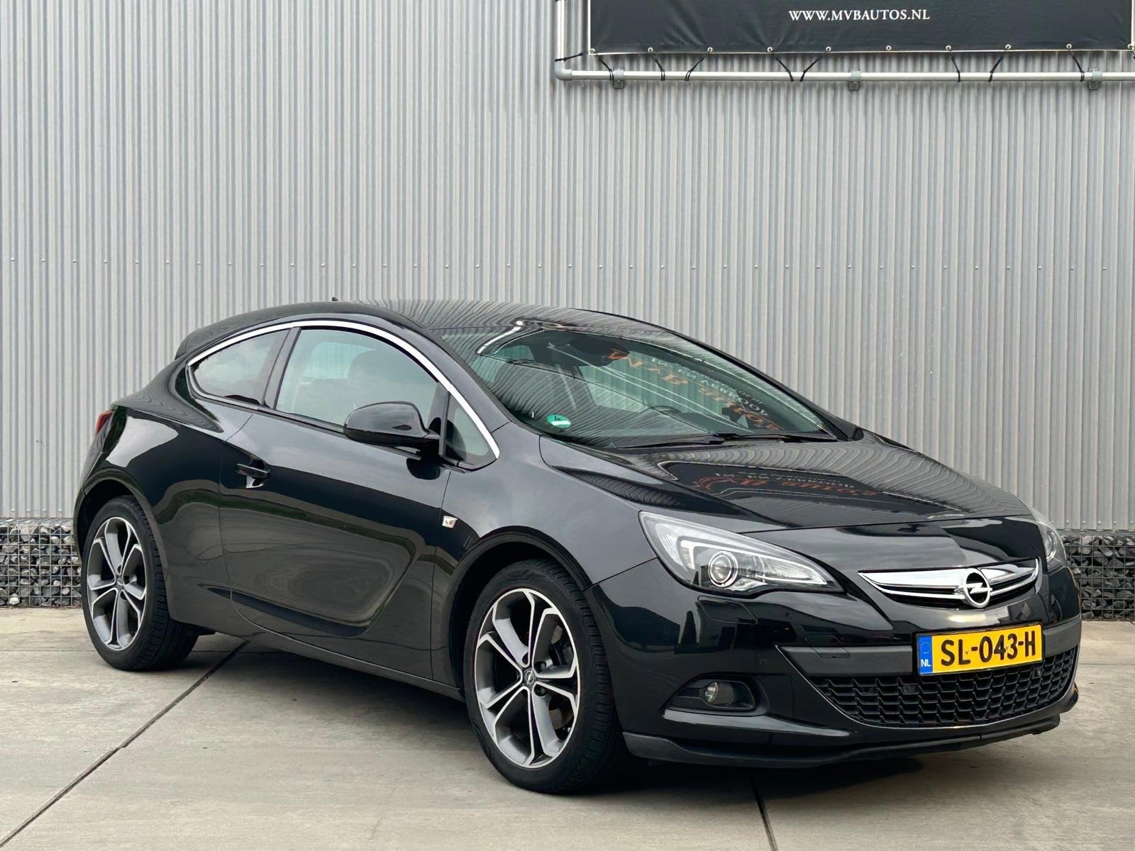 Opel Astra GTC 1.4 Turbo Sport, Nieuwe ketting, Leder, Clima, 15 km/l, Gebruikt, Zwart, 4 cilinders