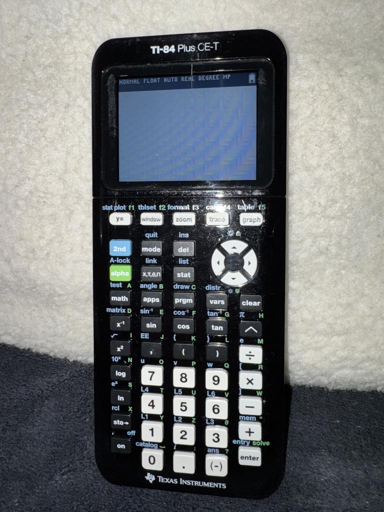 TI 84 PLUS CE-T, Verzenden, Grafische rekenmachine, Gebruikt