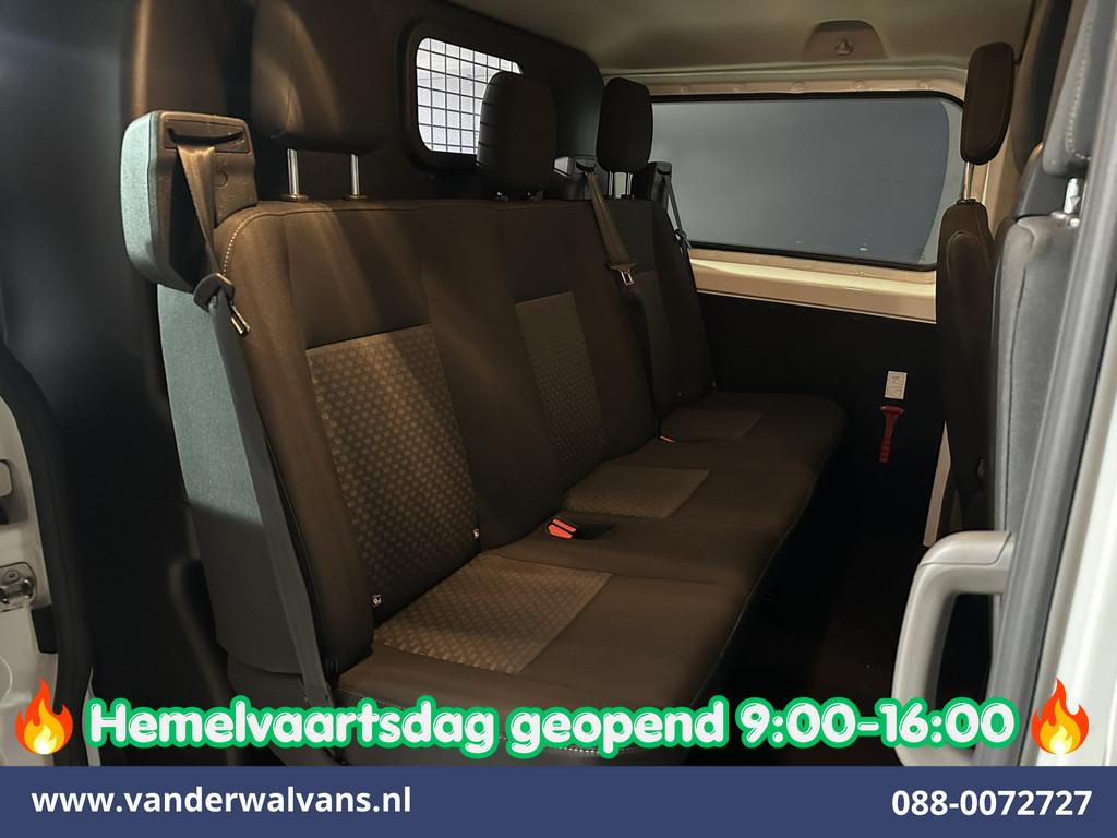 Ford Transit Custom 2.0 TDCI 130pk L2H1 Dubbele Cabine Euro6, Auto's, Voorwielaandrijving, 4 cilinders, 2113 kg, 2800 kg