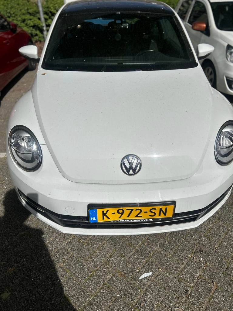 Volkswagen Beetle (Kever) 1.2 TSI 77KW BMT 2014 Wit, Auto's, Voorwielaandrijving, Beetle (Kever), 4 cilinders, 4 stoelen