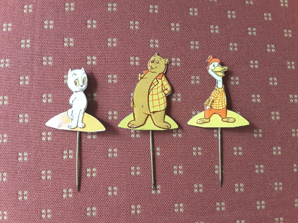 a Tom Poes, Ollie B. Bommel en Wammes Waggel, hele serie., Verzenden, Zo goed als nieuw, Figuurtje, Speldje of Pin