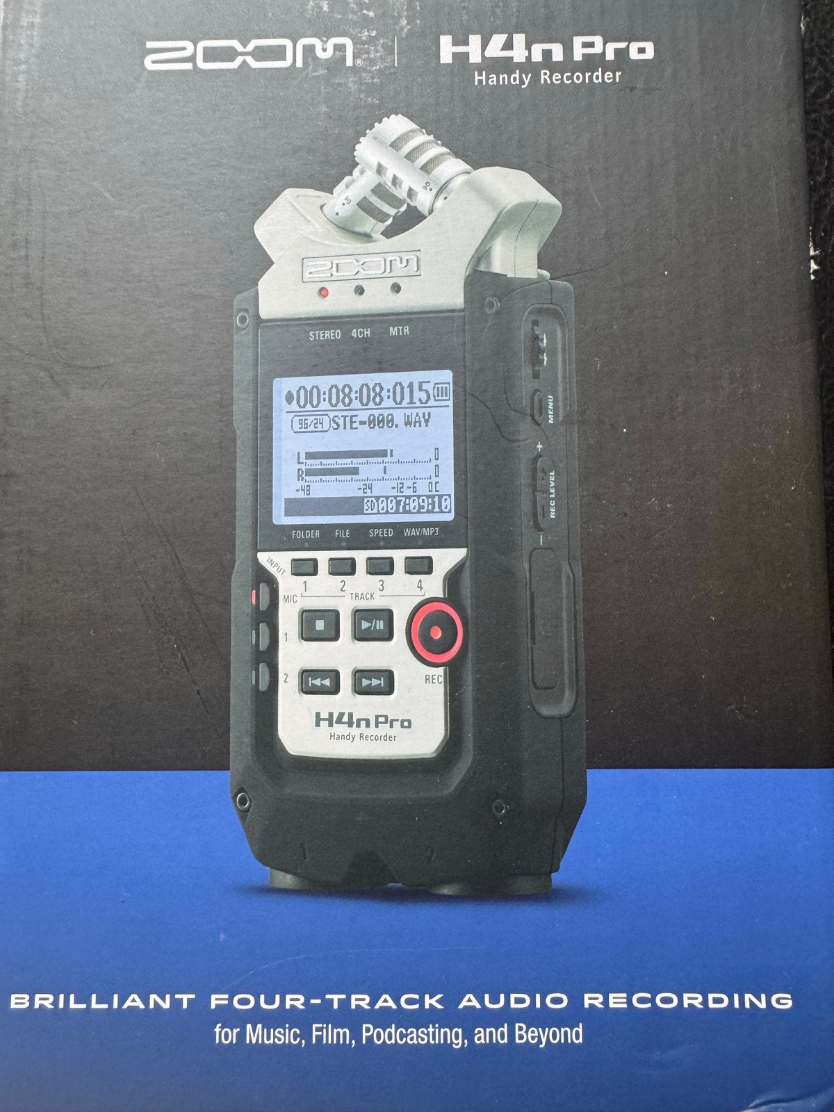 Zoom H4n Pro Handy Recorder - Nieuwstaat, Ophalen of Verzenden, Bandrecorder