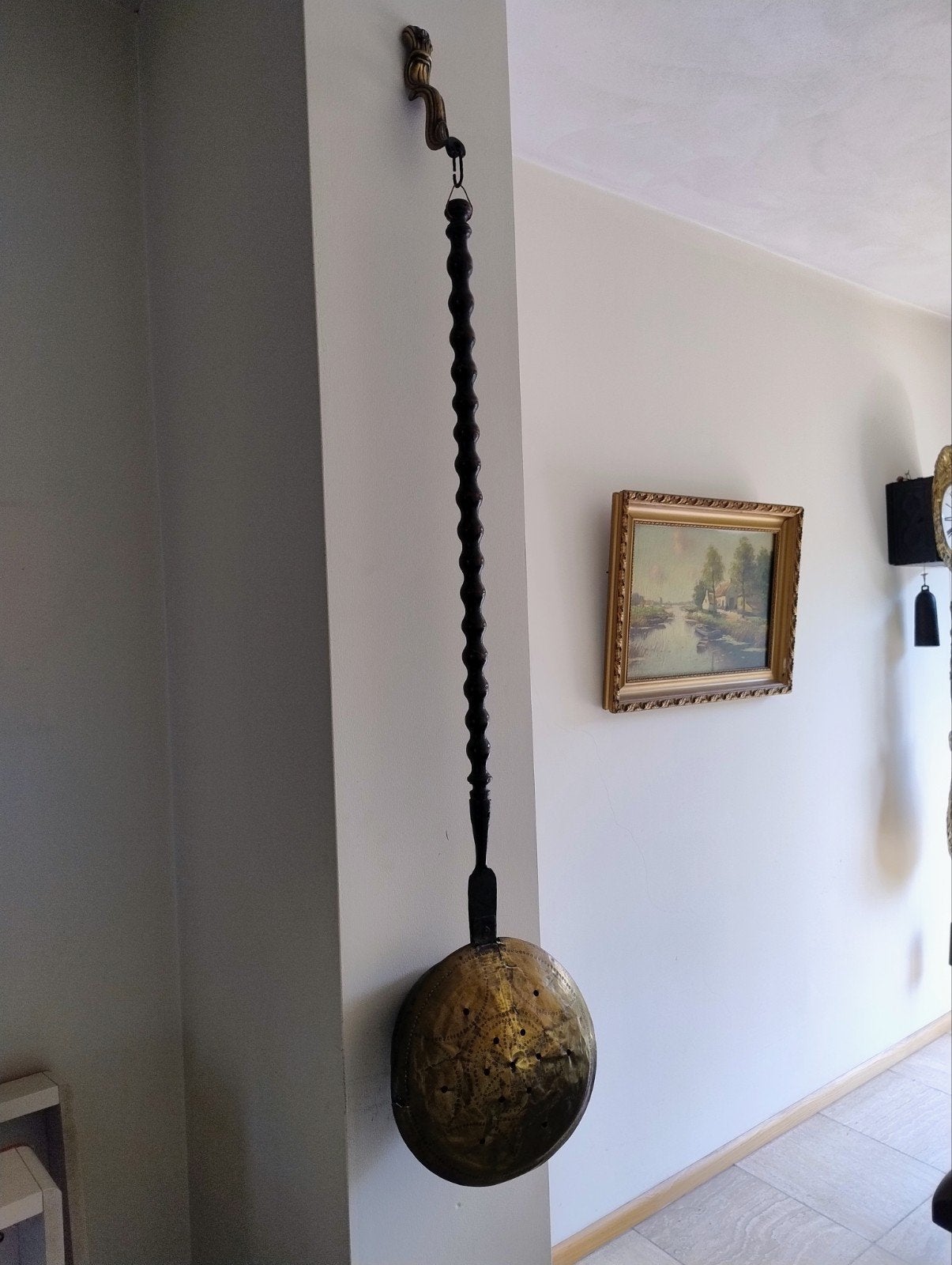 Antieke beddenpan, Antiek en Kunst, Antiek | Koper en Brons, Ophalen
