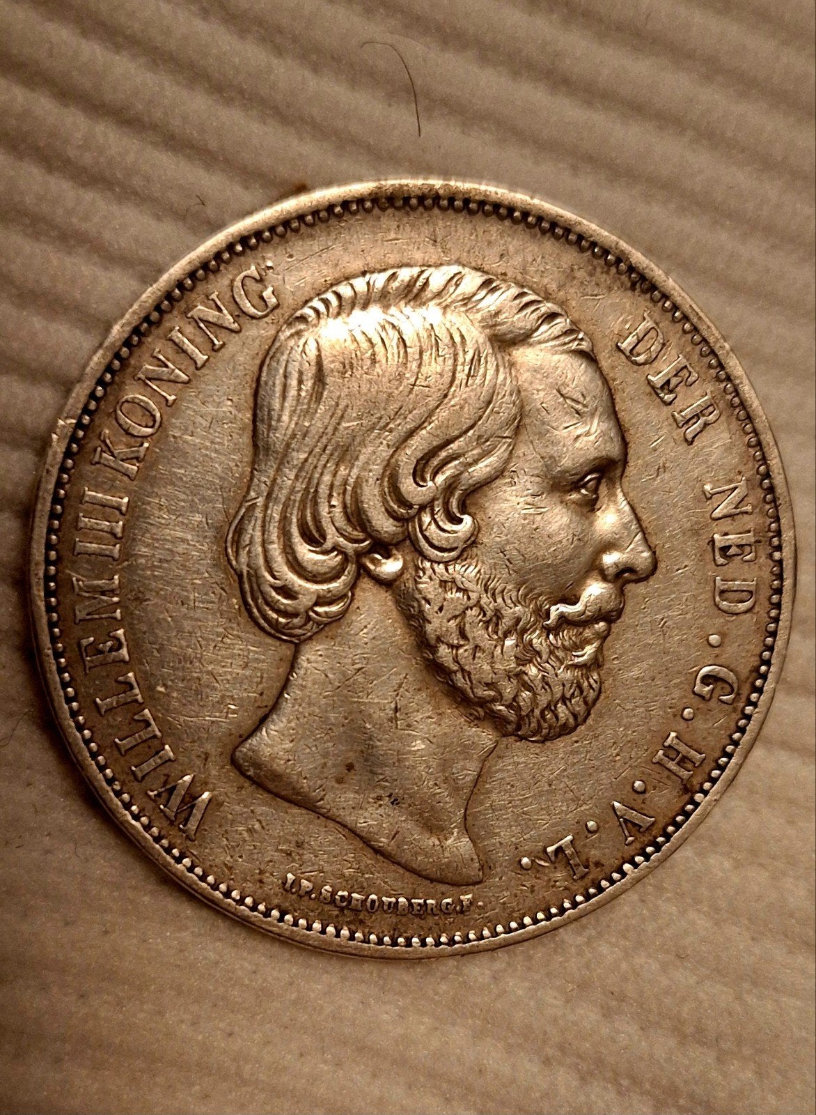 Zilveren Rijksdaalder 1872 - Koning Willem III - Prachtige K, Postzegels en Munten, Munten | Nederland, Verzenden, Koning Willem III