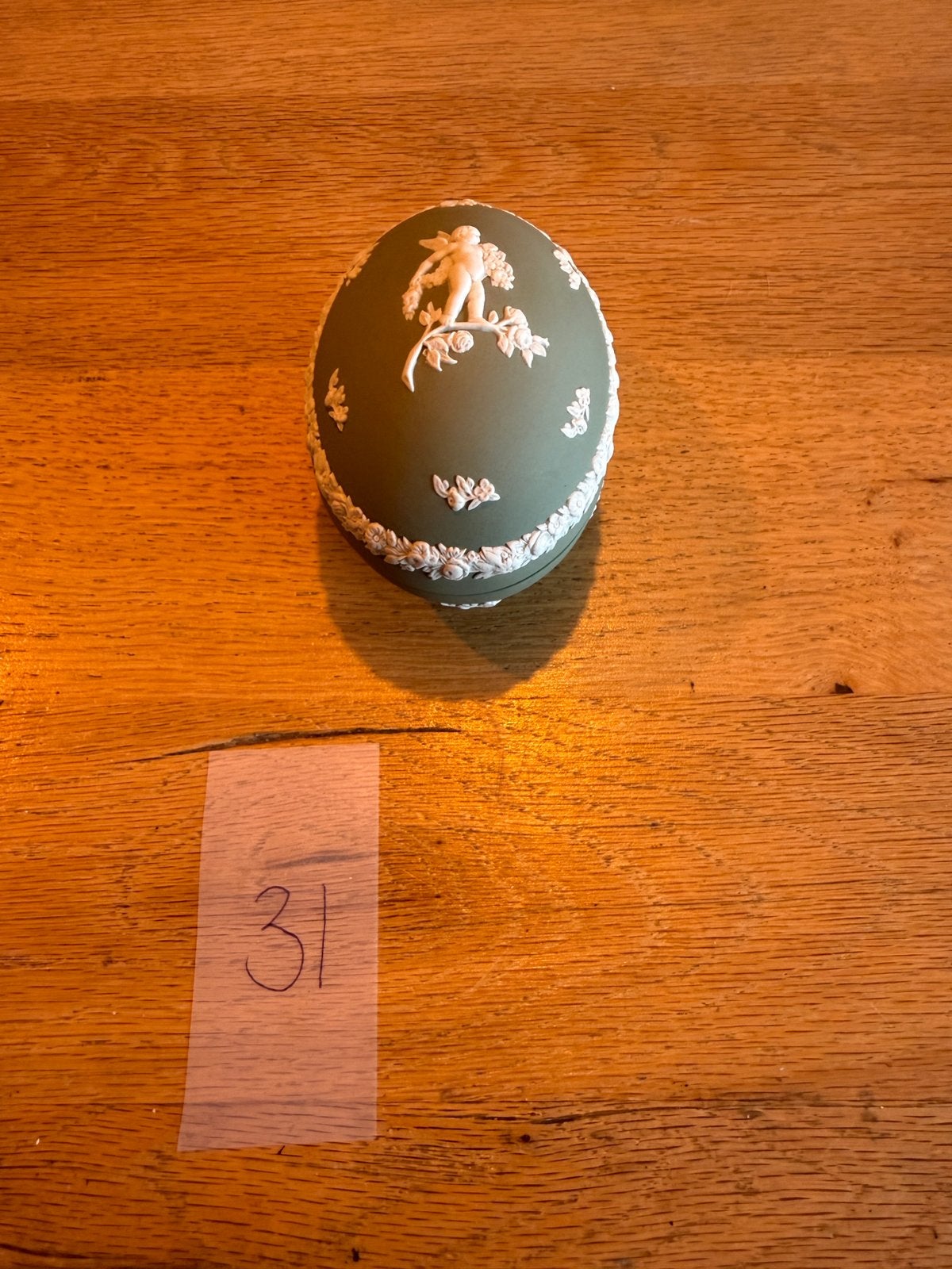 Grote verzameling Wedgwood Jasper Ware Sage Green te koop., Ophalen