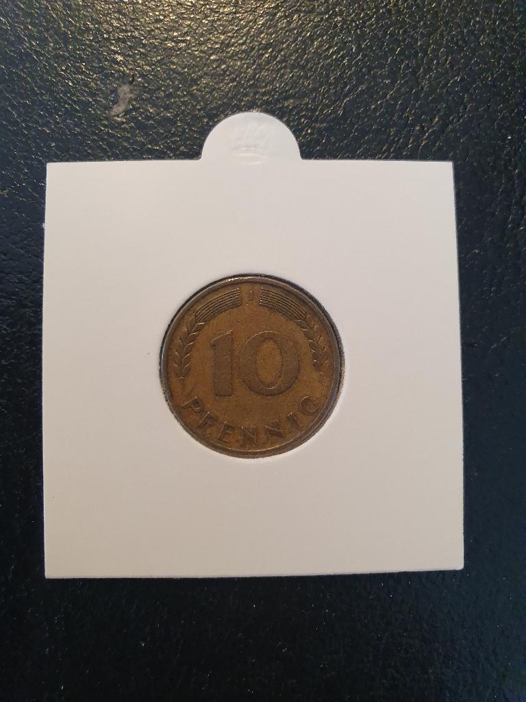 Duitsland - 10 Pfennig 1949 J (kleine J), Verzenden, Duitsland, Losse munt