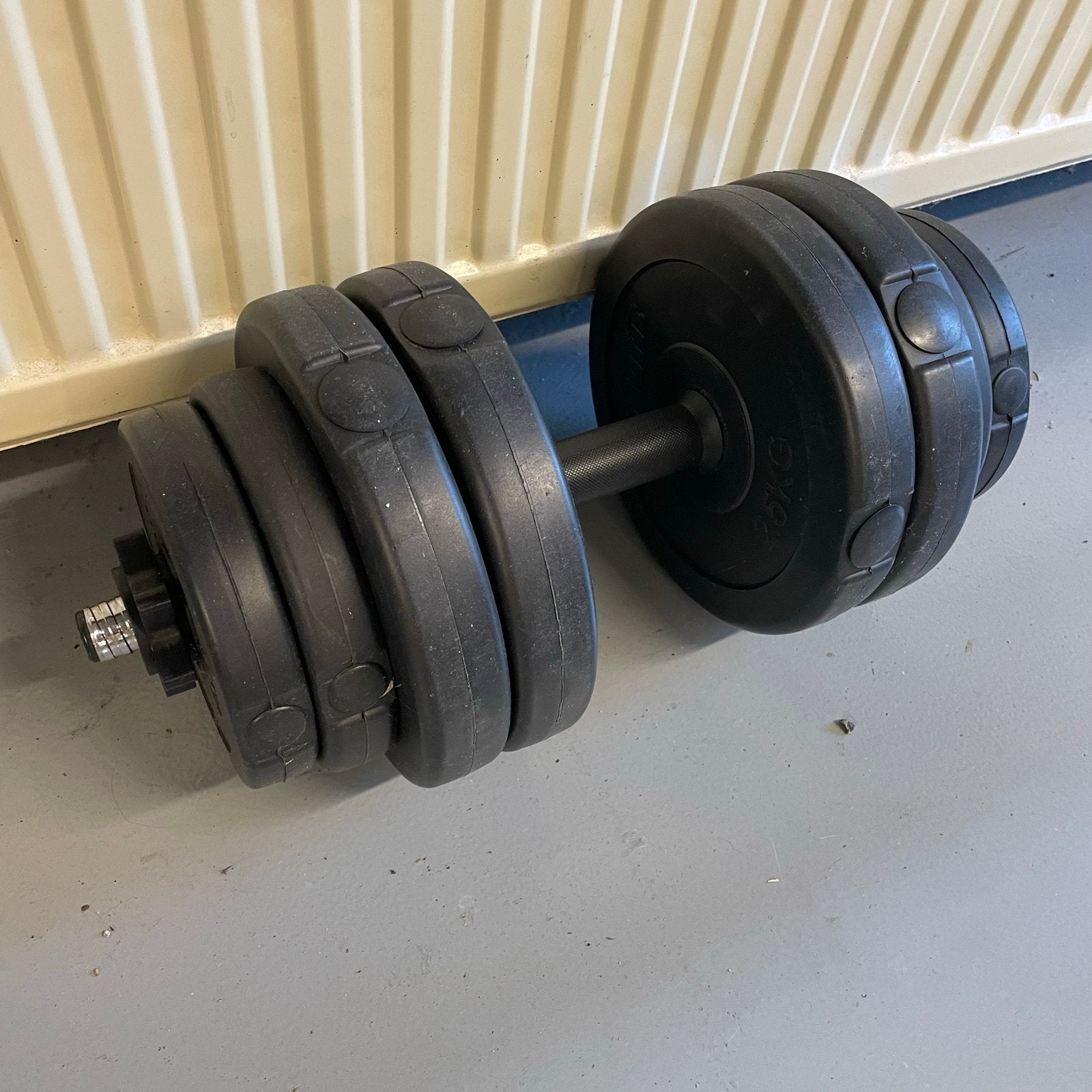 Halter 15 kg - Ideaal voor krachttraining, Ophalen of Verzenden, Gebruikt, Armen, Dumbbell