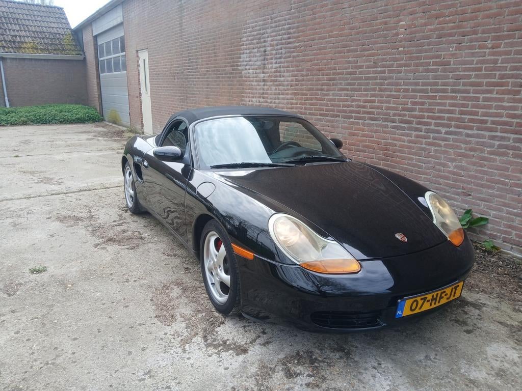Porche boxster cabrio, Automaat, Achterwielaandrijving, Zwart, Cabriolet