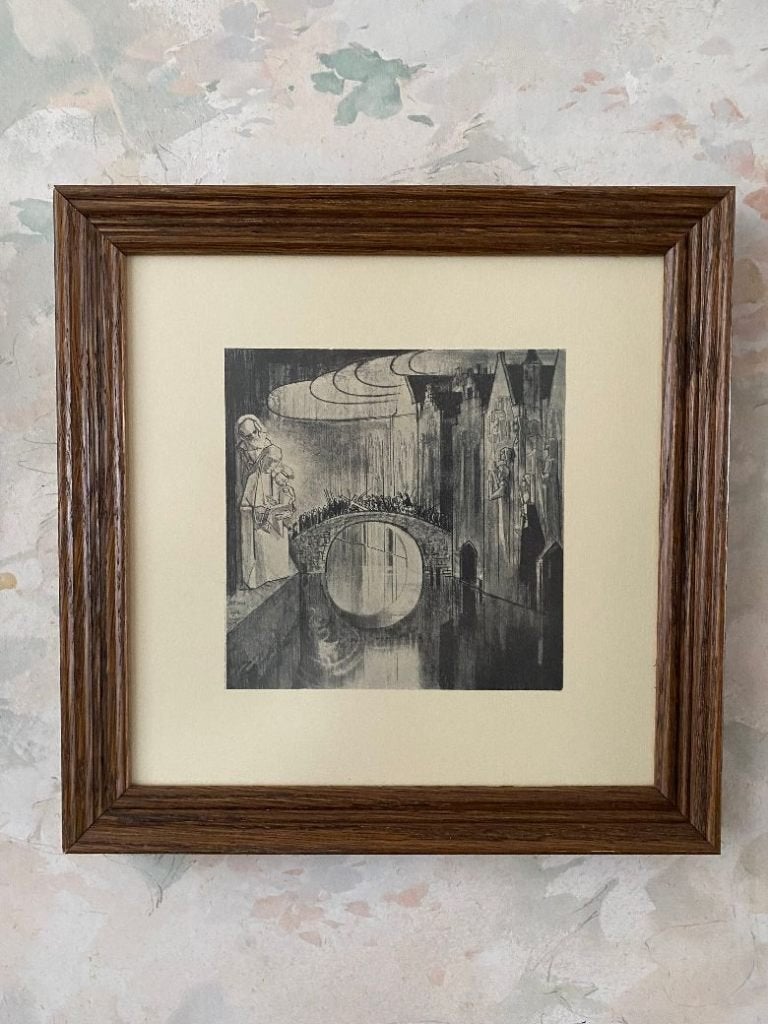 Oude  Prent  Jan   Toorop  .  1915, Antiek en Kunst, Kunst | Litho's en Zeefdrukken, Ophalen of Verzenden