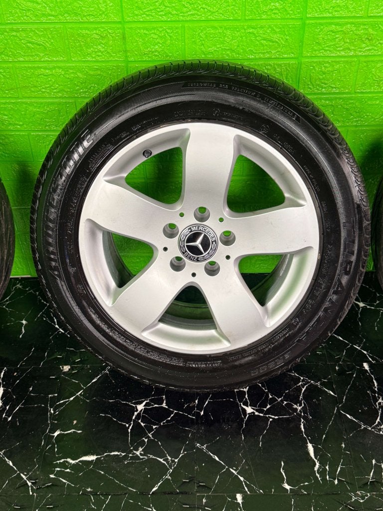 Originele Mercedes E-klasse velgen 16" 5x112 zomerset W211, Niet ingevuld, Gebruikt, 16 inch, Banden en Velgen