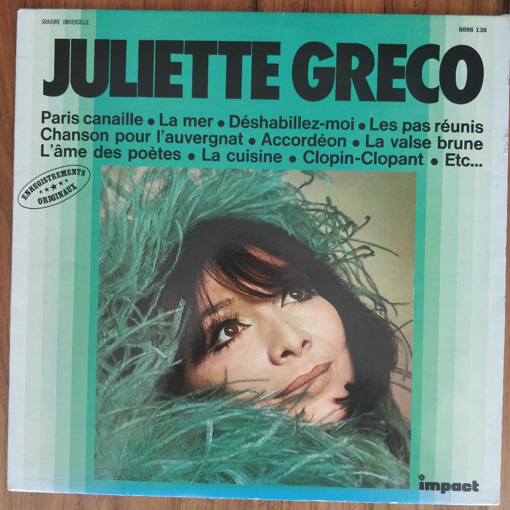 LP - Juliette Greco, Ophalen of Verzenden, Gebruikt, 12 inch