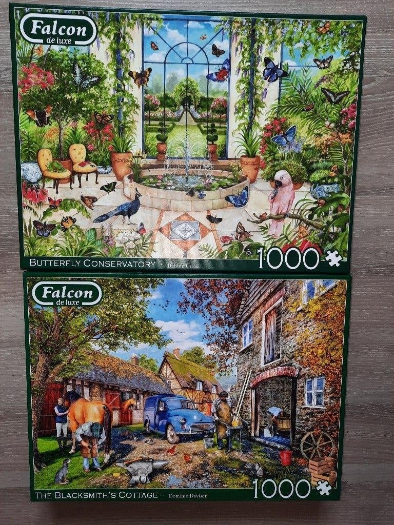 legpuzzels, Ophalen, 500 t/m 1500 stukjes, Zo goed als nieuw, Legpuzzel