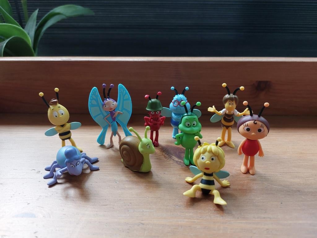 10 Maya de bij poppetjes, Verzamelen, Poppetjes en Figuurtjes, Ophalen of Verzenden