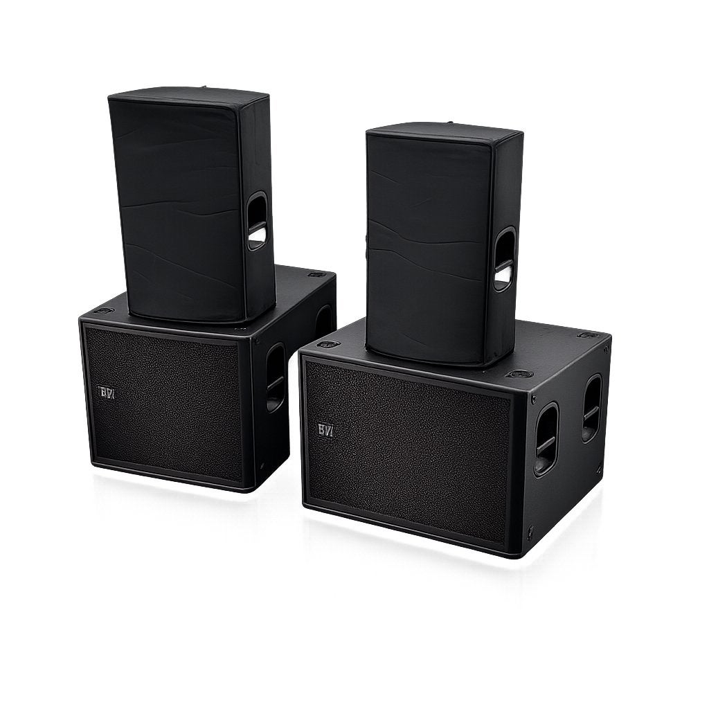 RCF TT Set: 2x TT 22A & 2x TTS 18 met covers, Audio, Tv en Foto, Luidsprekers, Gebruikt, Speakerset, Ophalen, 150 watt of meer