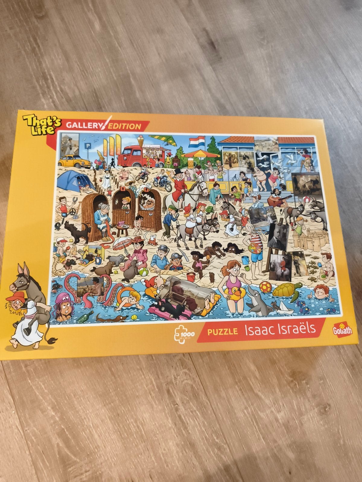 Compleet Puzzel Gallery Edition Isaac Israëls 1000 Stukjes, Hobby en Vrije tijd, Denksport en Puzzels, Ophalen, 500 t/m 1500 stukjes