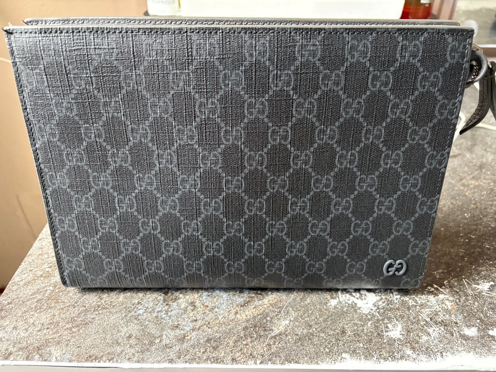 Gucci Pouch heren, Ophalen of Verzenden, Nieuw, Zwart, Overige merken