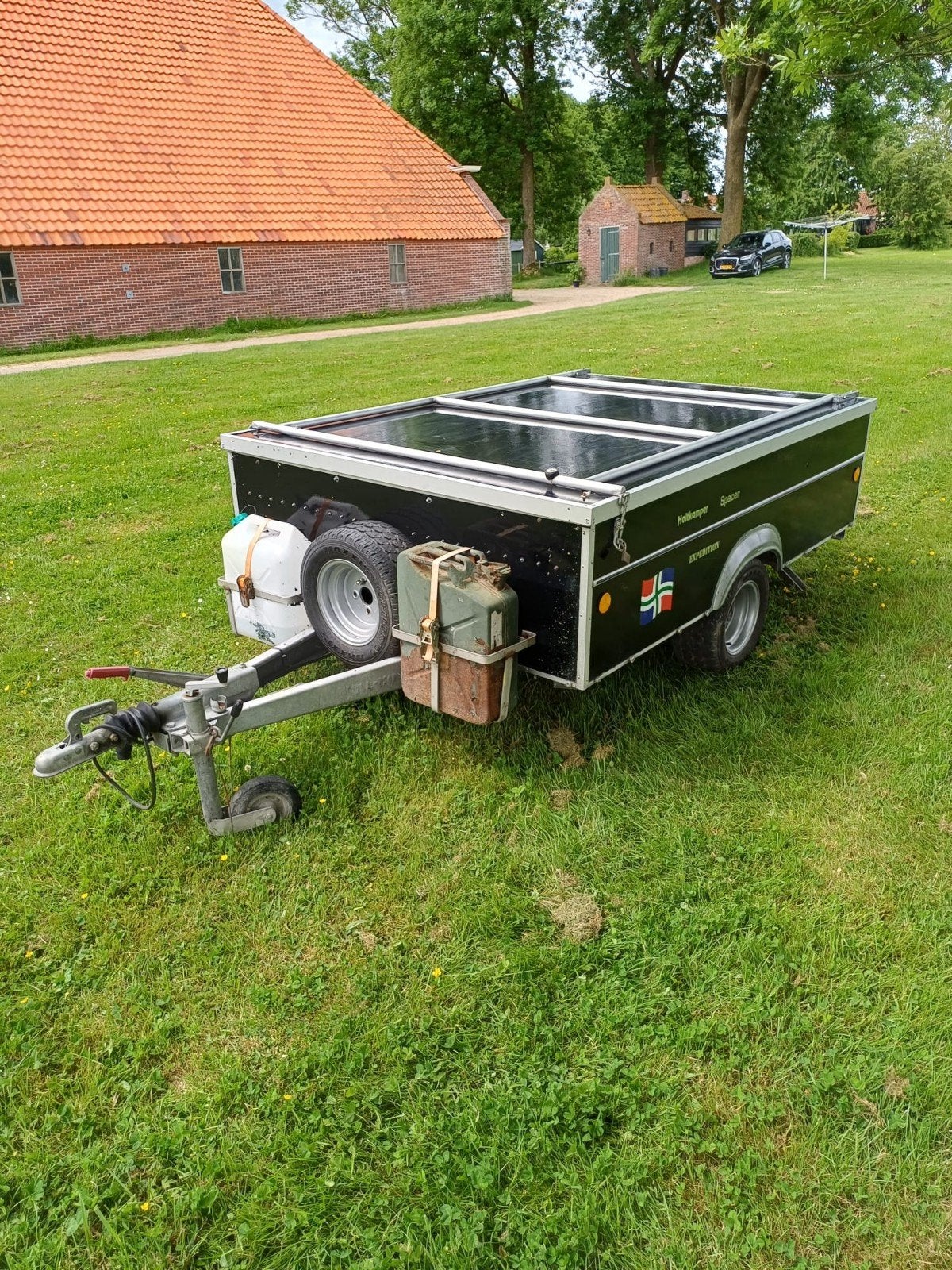 Holtkamper vouwwagen, Ophalen