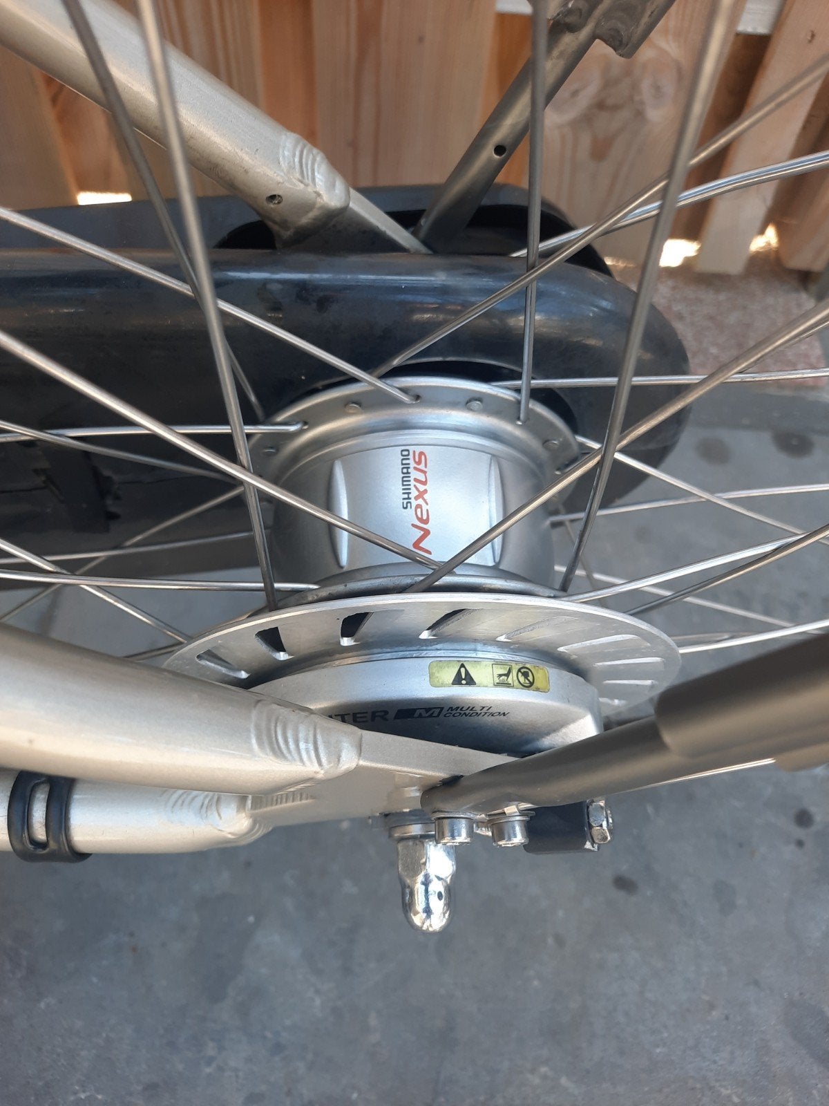 28 inch achterwiel nexus 8 versnellingen en shifter SG-8R31, Wiel, Shimano Nexus, Ophalen of Verzenden, Zo goed als nieuw