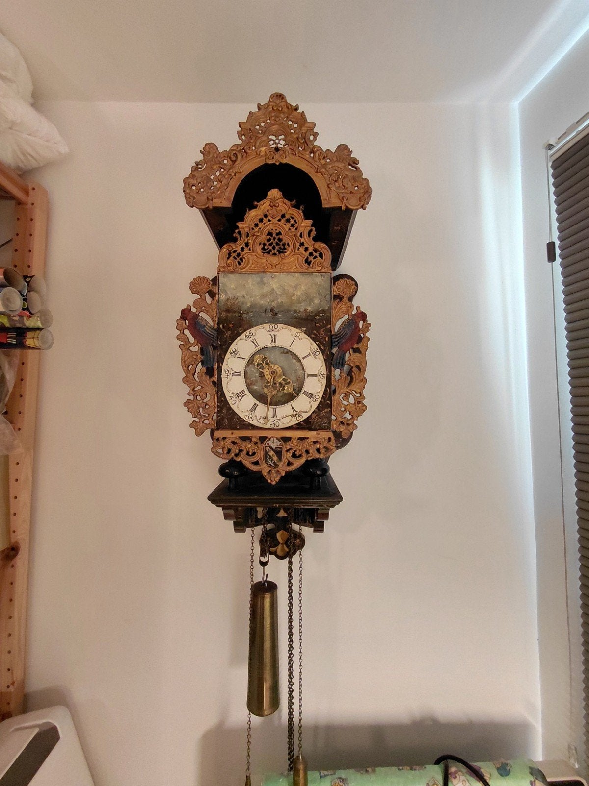 Originele Friese Stoeltjesklok - Perfecte Staat, Antiek en Kunst, Ophalen of Verzenden
